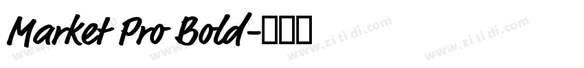 Market Pro Bold字体转换